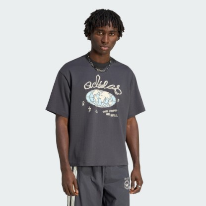 Black Originals One World Graphic Tee