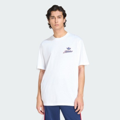 White Summer League GFX Varsity T-Shirt