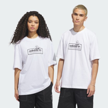 White Skateboarding x Mark Gonzales Logo Tee