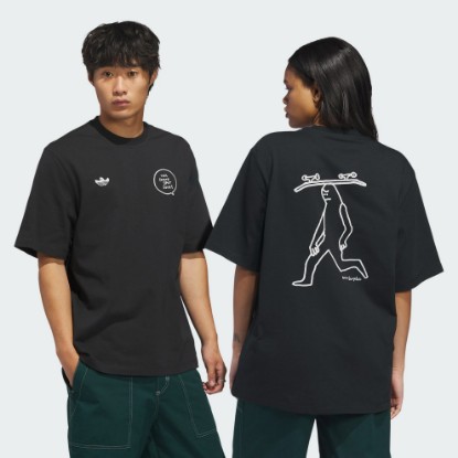 Black SKATEBOARDING x MARK GONZALES SKATE SPOT TEE
