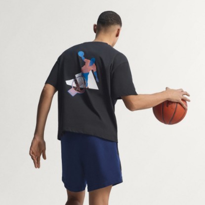 Black Anthony Edwards Photo T-shirt