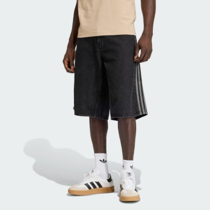 Black FIREBIRD ADICOLOR DENIM SHORTS