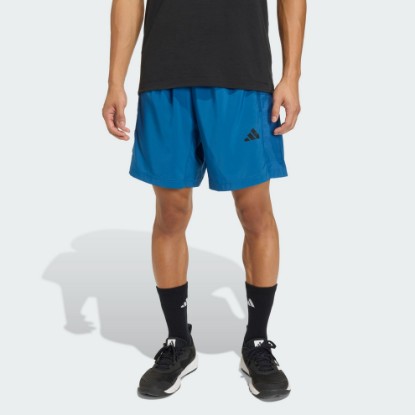 Blue WORKOUT ESSENTIALS BASE WOVEN SHORT