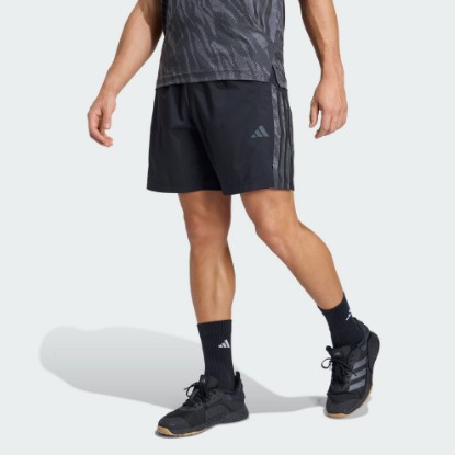 Black TECH ESSENTIALS WORKOUT SHORTS