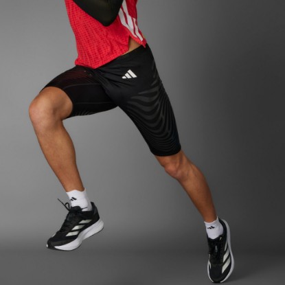 Black Adizero Control Running Short Leggings