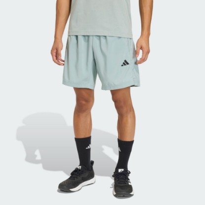 Green WORKOUT ESSENTIALS BASE WOVEN SHORT