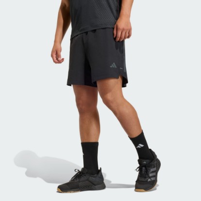 Black D4T POWER 3 STRIPES SHORTS