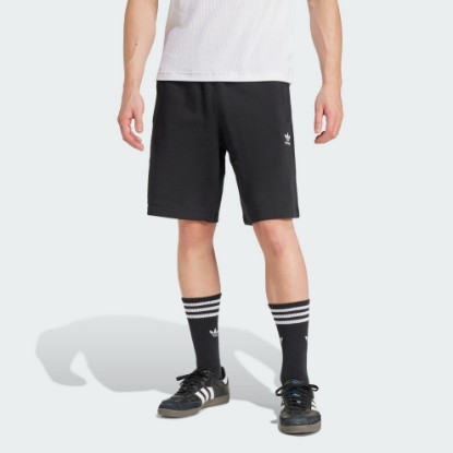Black Essentials Trefoil Shorts