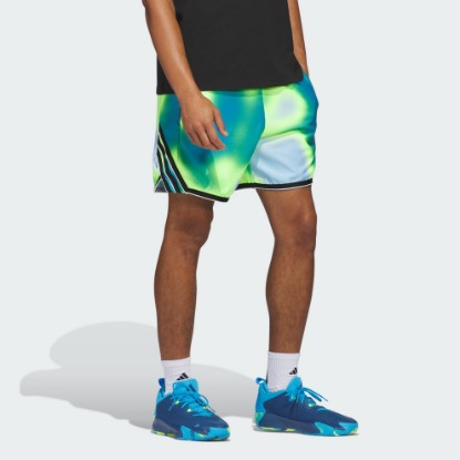 Blue adidas Crazy Lite AOP Shorts