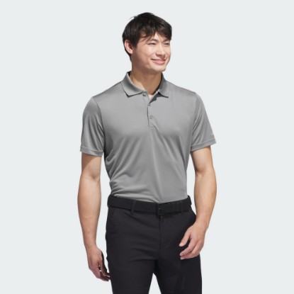 Grey Core adidas Performance Primegreen Polo Shirt