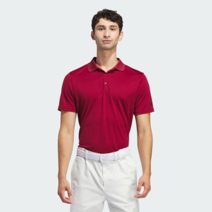 Burgundy Core adidas Performance Primegreen Polo Shirt