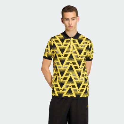 FULLY FASHION KNIT POLO - Yellow
