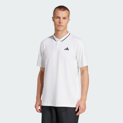 White Club Tennis Climacool Piqué Polo Shirt