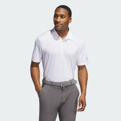 White Ultimate365 Solid Polo Shirt