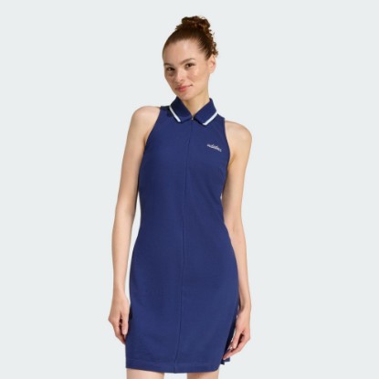 Blue Seasonal Essentials Colourpop Dress with Embroidered Graphic