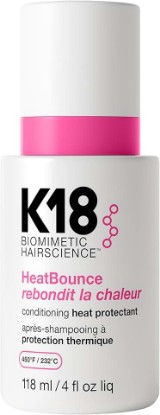 Picture of K18 HeatBounce Conditioning Heat Protectant Spray, Lightweight Leave-In Conditioner + 450℉ (232°C) Inside-Out Heat Protection, Soften, Smooth + Detangle All Hair Types