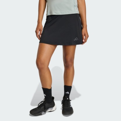 Black Optime Skort With Integrated Bike Shorts