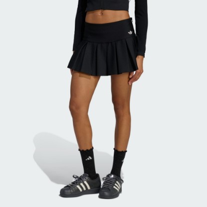 Black LOW WAIST SPORT SKIRT