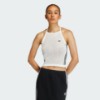 White KNITTED CROCHET TOP