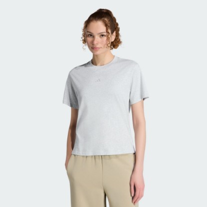 Grey Essentials Small Logo Cotton Tee