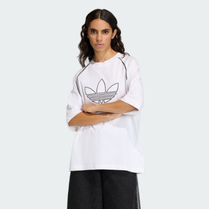 White OVERSIZED TEE (ADILENIUM)