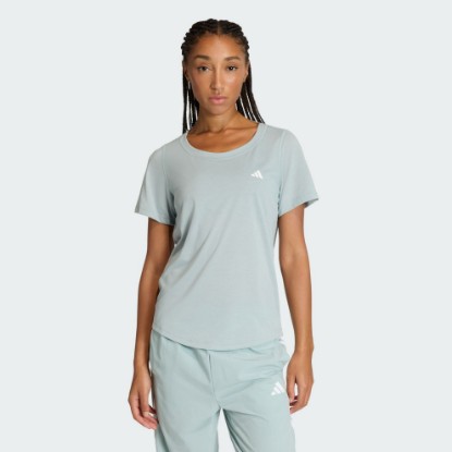 Green Workout Essentials Scoop Neck T-Shirt