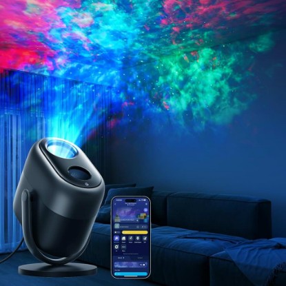 Picture of Govee Star Projector Lights, 7-Zone Nebula Effect, Compatible with Matter | 540ft² Coverage, LED Night Lights for Bedroom, 50+ Scenes, 18 White Noise, Room Decor, Gifts for Kids, Sleep Lamp