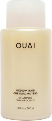 Picture of OUAI Medium Hair Shampoo - Hydrating Shampoo (10 Oz) | For Color Treated Hair & Dry Scalp - Nourishes, Strengthens, Reduces Breakage & Adds Shine - Coconut Oil, Babassu, Keratin