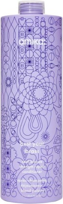 Picture of amika bust your brass cool blonde strength repair conditioner, 1000ml