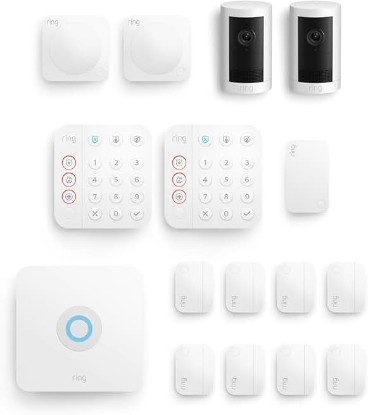 Picture of Ring Alarm 14-Piece Kit with Ring Outdoor Cam Plus, Battery | 2-pack