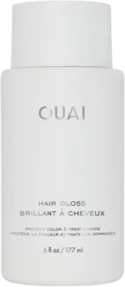 Picture of OUAI Hair Gloss - In-Shower Shiny Hair Treatment & Glaze (6 Oz) | With Frizz Control - Heat Protectant Infused with Hyaluronic Acid, Rice Water & Panthenol - Paraben, Phthalate & Sulfate Free
