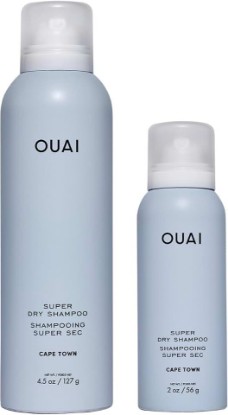 Picture of OUAI Super Dry Shampoo Set – 4.5 oz + Travel‑Size 2 oz – Volumizing Dry Shampoo with Cape Town Scent, No‑Residue Formula – Skip the Shower in Style