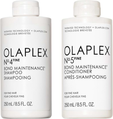 Picture of Bundle of Olaplex No.4FINE Bond Maintenance® Shampoo, Ultra-light(8.5 Fl Oz) + Olaplex Nº.5FINE Bond Maintenance® Conditioner (8.5 Fl Oz)