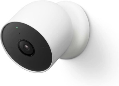 Picture of Google Nest Cam Outdoor or Indoor, Battery - Wireless Security Camera | Home security camera, built-in intelligent alerts, 1080p HDR video, works with Google Home and Alexa