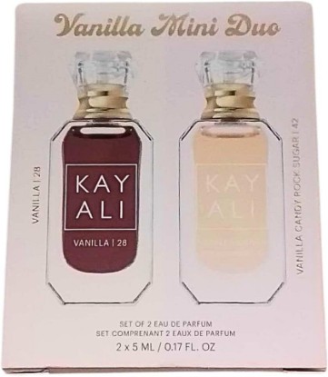 Picture of KAYALI Mini Vanilla Perfume Duo Set 2 X 5 ml (Vanilla Candy Rock Sugar 42 Eau de Parfum and Vanilla 28 Eau de Parfum)