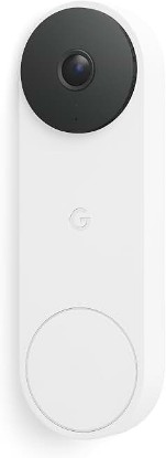 Picture of Google Nest Doorbell (Wired, 3rd Gen) - 2K Video, Live View - 2025 - Snow | Video doorbell, 2K HDR, intelligent alerts, color night vision, 2-way audio, works with Google Home & Gemini