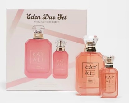 Picture of KAYALI Eden Duo Set Eau de Parfum, Sparkling Lychee Edition, 1.7 oz and 0.10 oz, 2 Piece