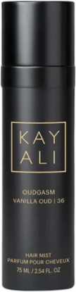 Picture of KAYALI Oudgasm Vanilla Oud | 36 Hair Mist, 75 ml | Long-lasting Fragrance, Fine-Mist Spray, 2.54 fl oz, Non-Greasy Formula, Daily Hair Refresh