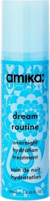 Picture of amika dream routine overnight hydrating hair mask | no rinse leave-in treatment for dry hair, ultra-hydrating, with hyaluronic acid for long-lasting moisture