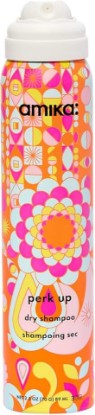Picture of amika perk up talc-free dry shampoo | refreshes roots with a voluminous ‘oomph’ between washes, no white residue, absorbs oil + reduces odor, for all hair types
