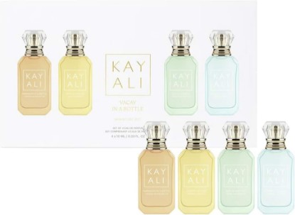 Picture of KAYALI VACATION IN A BOTTLE Mini Perfume Set - four deluxe mini scents, Clear