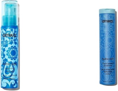 Picture of amika water sign hydrating hair oil with hyaluronic acid bundle with 275ml intense moisture conditioner