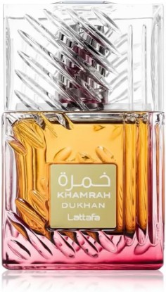 Picture of Lattafa Khamrah Dukhan for Unisex Eau de Parfum Spray, 3.4 Ounce / 100 ml