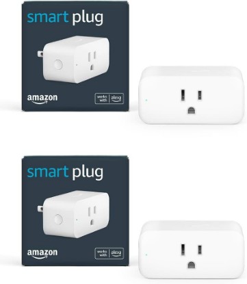 Picture of Amazon Smart Plug, Works with Alexa, Simple Setup, Endless Possibilities (2-Pack)