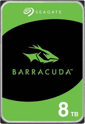 Picture of Seagate 8TB BarraCuda Internal Hard Drive | SATA 6 Gb/s (ST8000DM004) | Desktop HDD for everyday PC storage, gaming, & computing. Trusted reliability with 2-Year Warranty + 2-Year Rescue