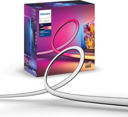 Picture of Philips Hue 75" Smart Light Strip, White & Color Ambiance, LED TV Backlight | Sync with Televsion, Music & Gaming, Requires Bridge & Sync Box, Millions of Colors, Voice Control