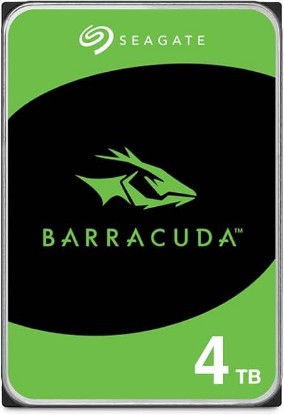 Picture of Seagate BarraCuda 4TB Internal Hard Drive HDD – 3.5 Inch Sata 6 Gb/s 5400 RPM 256MB Cache For Computer Desktop PC – Frustration Free Packaging ST4000DMZ04/DM004