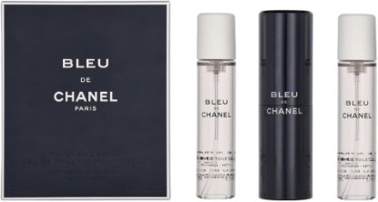 Picture of Bleu De Chanel Eau De Toilette Travel Spray & Two Refills - 3x20ml/0.7oz