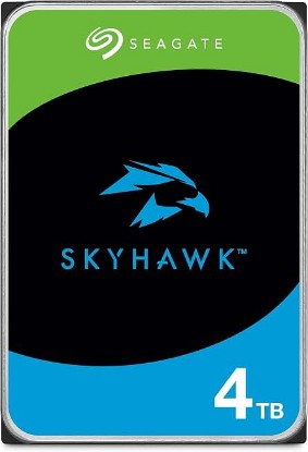 Picture of Seagate ST4000VX007 Skyhawk 4TB Surveillance Hard SATA 6Gb/s 64MB Cache 3.5-Inch Internal Drive-Frustration Free Packaging (ST4000VXZ07) Mechanical Hard Disk