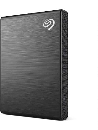 Picture of Seagate One Touch SSD 1TB External SSD Portable – Black, speeds up to 1030MB/s, 6mo Mylio Photo+ subscription, 6mo Dropbox Backup Plan​ and Rescue Services (STKG1000400)